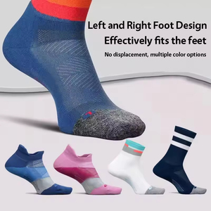 Customized Men's High-Crew Athletic Sport <b>Socks</b> Logo Cuff Bottom High Digital Spring Season Running Sport High Quality Wholesale - Product Image 2