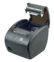 Terminal de point de vente Hongkai, imprimante thermique de reçus 79 mm, USB+Ethernet/WiFi, commande ESC/POS, 203 dpi, compatible Android/iOS, CE/EU