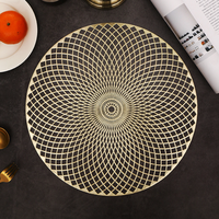 Tapis de Table en PVC antidérapant, lavable, résistant à la chaleur, 5 pièces, pour la cuisine, la salle à manger