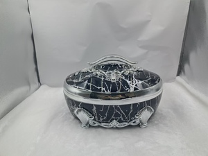 Ensemble de 3 pièces 4L 5L 6L – Chauffe-plats commercial isolé, marmite thermique, <span class=keywords><strong>plat</strong></span> de service ovale robuste pour hôtel - Product Image 4