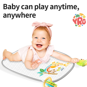 Yrb Baby Portable Babt Floor Sentado <span class=keywords><strong>Silla</strong></span> Asiento de bebé para niños pequeños Cena <span class=keywords><strong>Silla</strong></span> Seguridad Suave <span class=keywords><strong>Silla</strong></span> de piso infantil con <span class=keywords><strong>colgante</strong></span> de juguete - Product Image 6