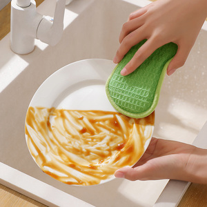 Esponja de Limpieza de Platos 3 en 1 de Color Personalizado, Esponja de Limpieza de Platos Ecológica de Alta Densidad y Antiarañazos para Utensilios de Cocina Antiadherentes - Product Image 6