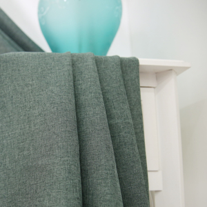 Massif de luxe lin voilage 100% polyester rideau uni gris business rideaux - Product Image 4