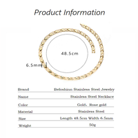 Bijoux personnalisés Collier réglable en acier inoxydable Collier magnétique Collier à chaîne d'ions négatifs pour le sport