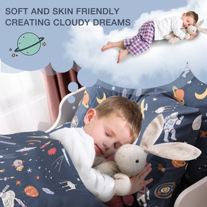 Tùy Chỉnh Phim Hoạt Hình 100% Bông <span class=keywords><strong>Bedsheet</strong></span> <span class=keywords><strong>Set</strong></span> In Phong Cách Bộ Đồ Giường Đặt Vải Bông In Duvet Cover <span class=keywords><strong>Set</strong></span> Cho Trẻ Em Trẻ Em - Product Image 2