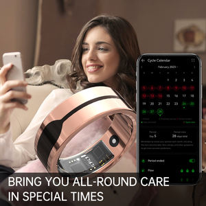 5ATM étanche Fitness Tracker moniteur de santé fréquence cardiaque <span class=keywords><strong>oxygène</strong></span> sanguin App contrôle anneau électronique intelligent - Product Image 6