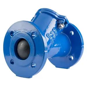 TKFM flange ductile iron dn200 ball check valve for sewage