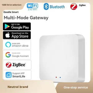 Controlador inteligente Zigbee con cable automático para el hogar inteligente Tuya, controlador inteligente multimodo con pantalla OLED, diseño de barra Android, sistemas de Kits para el hogar inteligente - Product Image 4