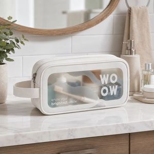 Custom Logo Beauty <b>Storage</b> Bag Transparent PVC Travel Cosmetic Case <b>Makeup</b> Toiletry Organizer OEM ODM Wholesale - Product Image 4