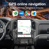 Navihua para Chevrolet Silverado/GMC Sierra 2019-2023, actualización de coche, radio multimedia Android de 15.6 pulgadas con Carplay, GPS y reproductor DSP.