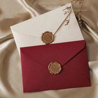 Cartes d'invitation de mariage personnalisées haut de gamme avec logo, cartes de remerciement avec enveloppes imprimées assorties pour les organisateurs d'événements
