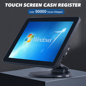Bán buôn 15.6 inch Win7/10 màn hình cảm ứng hệ thống POS tất cả trong một máy tính để bàn thanh toán thiết bị đầu cuối với máy in cho tiền mặt đăng ký sử dụng - Product Image 3
