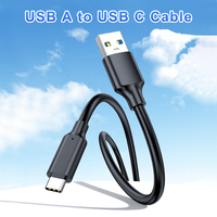 Cable USB-C a USB-A, USB 3.2 Gen2, 10Gbps, con Conductor de Cobre Puro para Computadora, SSD Externo, MacBook Pro y iPad
