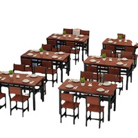 Ensemble de 8 chaises de salle à manger tulipe, meubles de maison modernes en bois, table et chaise nordiques, ensemble de 4 tables à manger