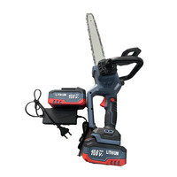 Scie à chaîne sans balais pour la maison Outils de jardinage Machine à couper le bois Scie à chaîne sans balais 108Vf à batterie au lithium