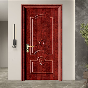 TECHTOP Taille Personnalisable <span class=keywords><strong>Porte</strong></span> Intérieure Classique Couleur Noyer WPC PVC Laminé Noyau HDF Kit <span class=keywords><strong>de</strong></span> <span class=keywords><strong>Porte</strong></span> Facile à Installer <span class=keywords><strong>pour</strong></span> la <span class=keywords><strong>Maison</strong></span> - Product Image 6