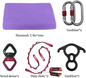 Kit de <span class=keywords><strong>hamac</strong></span> de <span class=keywords><strong>yoga</strong></span> Long Air <span class=keywords><strong>pour</strong></span> balançoire sensorielle <span class=keywords><strong>pour</strong></span> la pratique du <span class=keywords><strong>yoga</strong></span> <span class=keywords><strong>aérien</strong></span> et de la danse à la mouche - Product Image 2