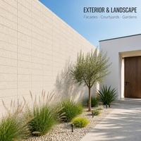 Nouveauté : Panneau mural en pierre empilée en PU, texture de petite roche, revêtement décoratif pour clôture de jardin, décoration murale de cour