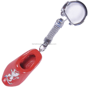 Regalo promocional ideal Regalos publicitarios Llavero de madera Klompen Llavero de zapato de madera - Product Image 3