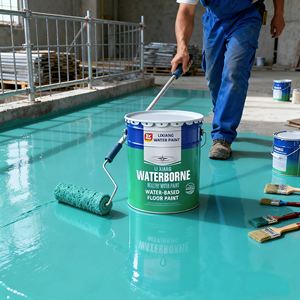 Non tossico resistente all'usura antiscivolo vernice <span class=keywords><strong>per</strong></span> <span class=keywords><strong>pavimenti</strong></span> a base d'acqua <span class=keywords><strong>per</strong></span> interni <span class=keywords><strong>esterni</strong></span> fabbrica magazzino officina calcestruzzo - Product Image 6