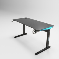 Bureau d'étude moderne pour ordinateur portable, convertible, compact, avec structure métallique, de la marque Yz Commercial Furniture