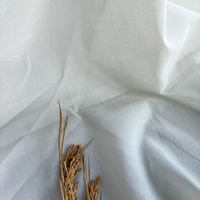 Tissu tissé 100 % polyester FR intrinsèque pour rideaux et textiles de maison