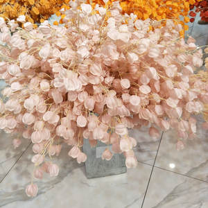 Venta al por mayor linterna artificial flor colgante linterna <span class=keywords><strong>carambola</strong></span> fruta ratán para boda exposición techo decoración flores - Product Image 3