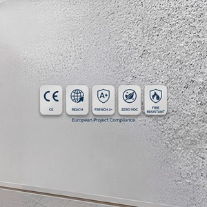 Peinture texturée pour pierre extérieure certifiée CE, sans COV |   Revêtement de façade ignifuge A+ français |   Finition granit OEM à base d'eau dans le sable - Product Image 5