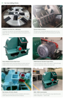 Broyeur de substrat pour champignons MX-1200 pour le marché du Moyen-Orient, diamètre du disque 1000 mm, cadre en acier profilé, assurance commerciale Alibaba