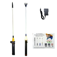 Nuevo Varilla de Control Eléctrica de 100 cm de Plástico PP Azul para Cerdos, Vacas y Ganado, Impermeable, Larga, con Iluminación, Equipo para Aves de Corral