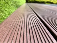 Offre Spéciale : Planches de Terrasse Composites WPC Premium 140x25mm à Embossage Profond, Revêtement de Sol Étanche pour Patios Extérieurs