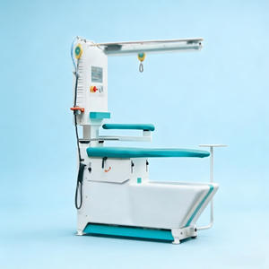 Mesa de planchado multifuncional de lujo de 220V con función de succión y soplado, pistola quitamanchas, plancha de vapor y caldera incorporada. - Product Image 3