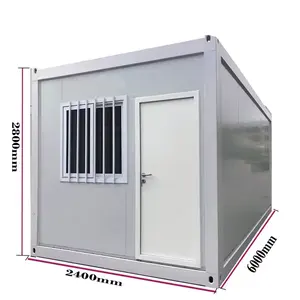 Standard Portable Steel Prefabricated House Office Mobile 20ft Expandable Folding Container House For Activity Room