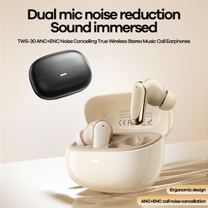 Écouteurs sans fil REMAX TWS-30 ANC ENC avec réduction active du bruit, Bluetooth 6.0, haut-parleur 13 mm, faible latence pour le gaming - Product Image 2