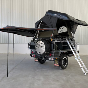 25 nouveau camping familial tout-terrain standard australien petite remorque de voyage en aluminium de luxe <span class=keywords><strong>lit</strong></span> de camping RV avec cuisine - Product Image 3