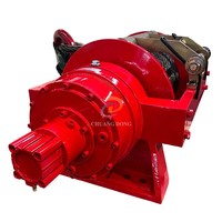 Treuil hydraulique vertical de 10 tonnes avec câble en acier inoxydable et télécommande sans fil pour camion de remorquage/sapeur-piqûreuse