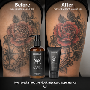 Loción Corporal Vegana Orgánica Personalizada para Tatuajes, Realza el Color Antiguo, Fortalece la Tinta, Hidrata, Calma la Picazón e Irritación - Product Image 5