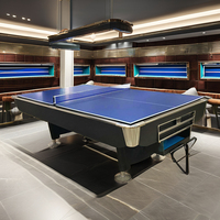 Table de billard de style moderne à 9 boules American Standard de 8 pieds et 9 pieds avec ardoises de billard et de billard à retour automatique à vendre