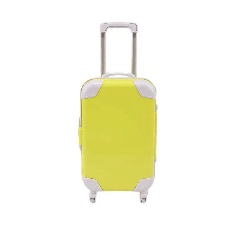 New Arrival Suitcase For 18 Inch Doll Accessories Colorful Transparent Suitcase For Wholesale