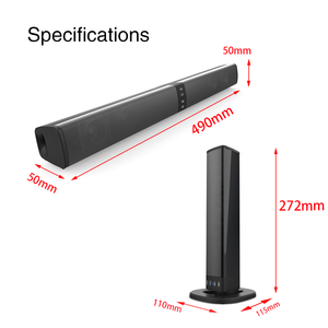 Barra de Sonido Bluetooth Ultra Delgada y Desmontable para TV, Altavoz Inalámbrico de 37 Pulgadas con Subwoofer Integrado y Entrada Óptica para TV LED - Product Image 2