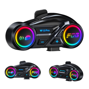 Y13 Pro xe máy hệ thống liên lạc tai nghe cho 2 người âm nhạc chia sẻ Mũ bảo hiểm <span class=keywords><strong>intercom</strong></span> với <span class=keywords><strong>FM</strong></span> Đài phát thanh - Product Image 1