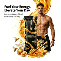 OEM Sachets individuels de gelée de miel, Gelée royale fraîche personnalisée au miel et au Ginseng, en vente chaude