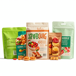 Pochette debout en feuille d'aluminium mate imprimée avec logo personnalisé Emballage alimentaire étanche à l'humidité et aux odeurs pour croustilles et gommage corporel - Product Image 1