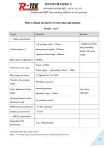 Système de marquage de codes-barres PCB laser en ligne ultraviolet avec pompe à moteur PLC Garantie 1 an M6-U - Product Image 3