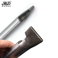 Poinçon de ceinture en cuir de 3mm, bricolage, fait à la main, fabrication de sangle à bouche plate ronde en acier à haute teneur en carbone