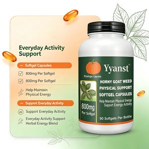 Gélules de soutien physique à base de plantes Horny Goat Weed – Complément énergétique pour la vitalité quotidienne et le bien-être des hommes – OEM - Product Image 5