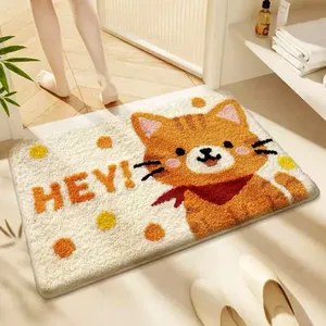 Alfombra de Entrada con Diseño de <span class=keywords><strong>Oso</strong></span> de Dibujos Animados, Suave <span class=keywords><strong>y</strong></span> Esponjosa, Antideslizante, Absorbente, Decoración para <span class=keywords><strong>el</strong></span> Hogar, Regalo - Product Image 2