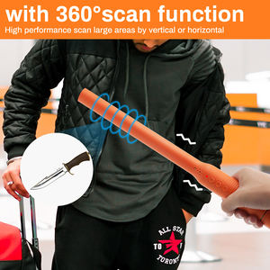 새로운 휴대용 보안 수동 금속 탐지기 손전등 2in1 - Product Image 6