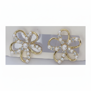 Orecchini di perle ipoallergenici di alta qualità orecchini eleganti in lega per le donne moda moda abbigliamento da festa - Product Image 1