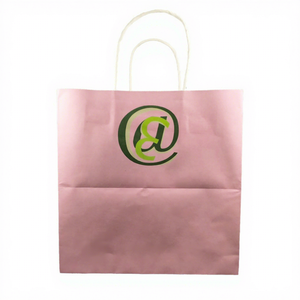 Sacs cadeaux en papier avec logo personnalisé, sacs à emporter en kraft, sacs de courses en gros - Product Image 3
